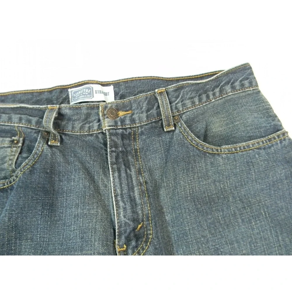 Levi's Signature Series jeans Mens 36 x 32 blue relaxed fit Straight denim pants